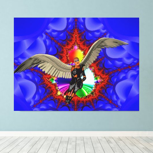 Angel Leinwanddruck (Insitu (Holzboden))