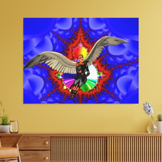 Angel Leinwanddruck (Insitu (Wohnzimmer))