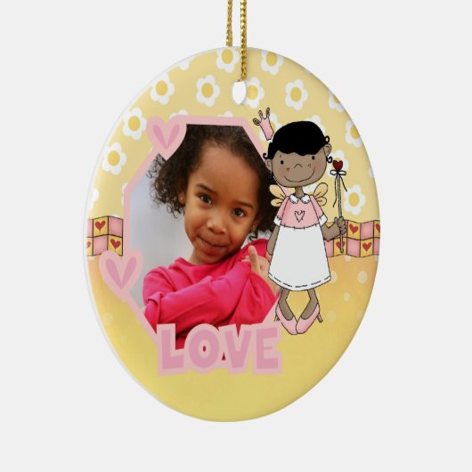 Angel Liebe Foto Keepake Ornament (Rechts)