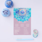 Angel Light Mandala Pink Intro | Dienstleistungen Flyer (Einzeln)