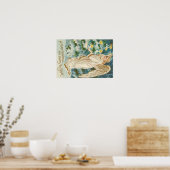 Angel Lighting Candlelit Weihnachtsbaum Poster (Küche)