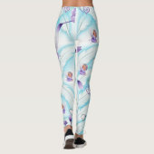 Angel Lila Hearts Leggings (Rückseite)