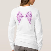 Angel Lila Wings Shirt (Rückseite)