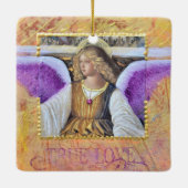 Angel Love Love Keramikornament (Rückseite)