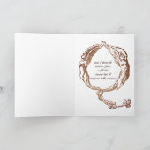 Angel Lute Buon Natale Christmas Feiertagskarte (Innenseite)