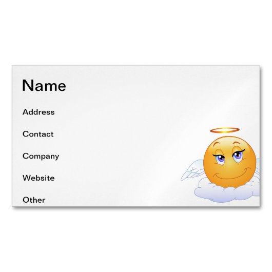 Angel Magnetische Visitenkarte (Vorderseite)