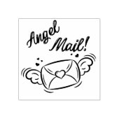 Angel Mail Rubber-Briefmarke Gummistempel (Prägung)