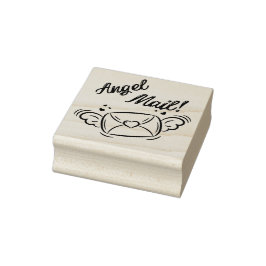 Angel Mail Rubber-Briefmarke Gummistempel