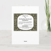 Angel Maine Coon Cat Card Karte (Rückseite)