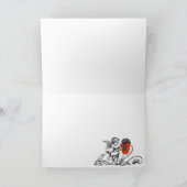 ANGEL MALERIEREN EIN ROTES BLUME-MONOGRAMM (Innenseite)