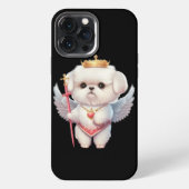 Angel Maltese Puppy, Maltes Hundeliebhaber und Bes iPhone Hülle (Rückseite)