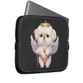 Angel Maltese Puppy, Maltes Hundeliebhaber und Bes Laptopschutzhülle (Vorne Rechts)