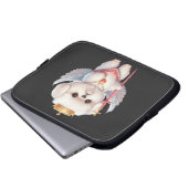 Angel Maltese Puppy, Maltes Hundeliebhaber und Bes Laptopschutzhülle (Vorne Knopf)