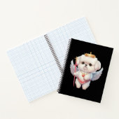 Angel Maltese Puppy, Maltes Hundeliebhaber und Bes Notizblock (Innenseite)