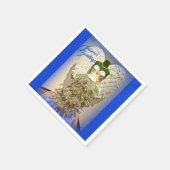 Angel Mannequin Kleid Form Weihnachtsbaum Serviette (Ecke)