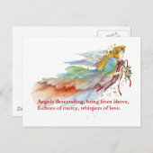 Angel Mercy Liebe Postkarte (Vorne/Hinten)