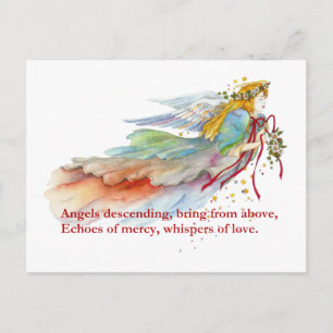 Angel Mercy Liebe Postkarte