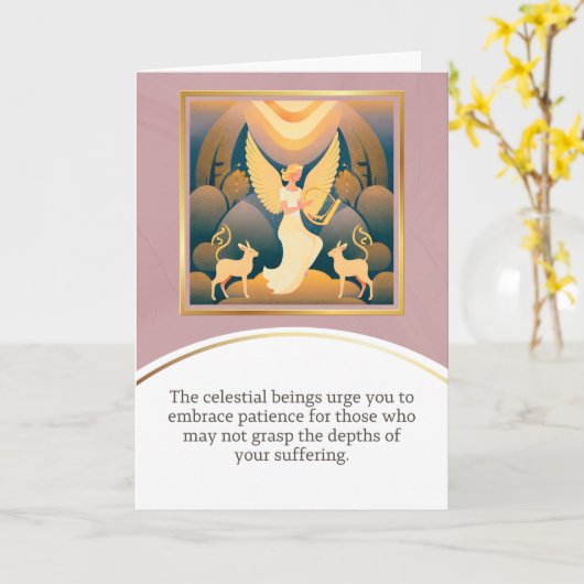 angel message egypt  happy birthday karte (Gelbe Blume)