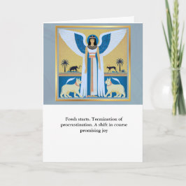 angel message egypt happy birthday karte