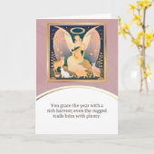 angel message egypt  happy birthday karte (Gelbe Blume)