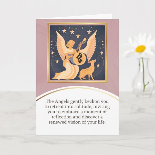 angel message egypt  happy birthday karte (Kleine Pflanze)