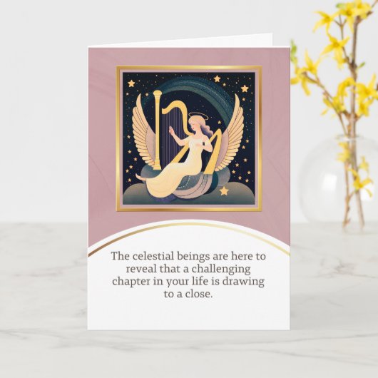 angel message egypt  happy birthday karte (Gelbe Blume)