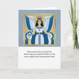 angel message egypt happy birthday karte