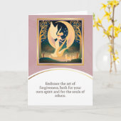 angel message egypt  happy birthday karte (Gelbe Blume)