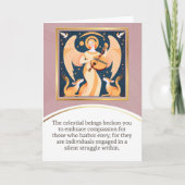 angel message egypt  happy birthday karte (Vorderseite)