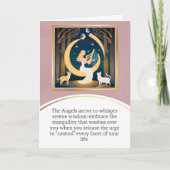 angel message egypt  happy birthday karte (Vorderseite)