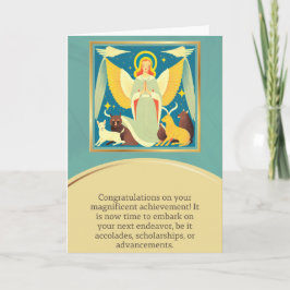 angel message happy birthday karte