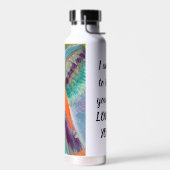 Angel message water bottle with original art trinkflasche (Links)