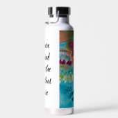 Angel message water bottle with original art trinkflasche (Rechts)