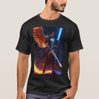 Angel Miguel: Ein Celestial Design von Grace und L T-Shirt