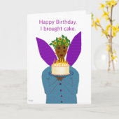 Angel mit Angel Food Cake Karte (Gelbe Blume)