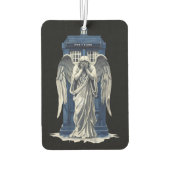 Angel mit Blue Police Box 1 Autolufterfrischer (Rückseite)