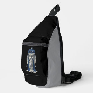 Angel mit Blue Police Box 1 Crossbody Bag