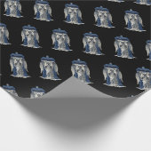 Angel mit Blue Police Box 1 Geschenkpapier (Ecke)