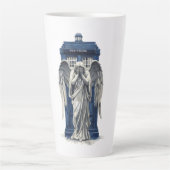 Angel mit Blue Police Box 1 Milchtasse (Vorderseite)