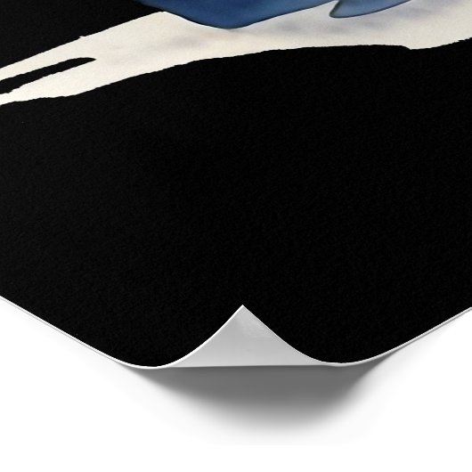 Angel mit Blue Police Box 1 Poster (Ecke)