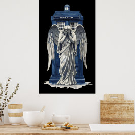 Angel mit Blue Police Box 1 Poster