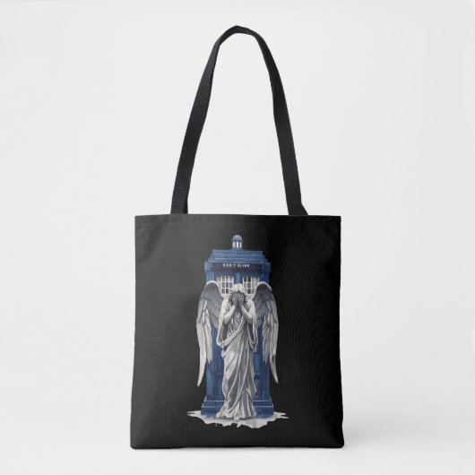 Angel mit Blue Police Box 1 Tasche (Vorderseite)