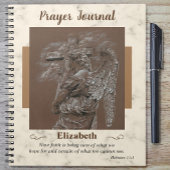 Angel mit Cross-Prayer Journal-Notebook Notizblock