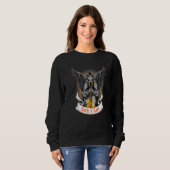 Angel mit E Guitar Rock'n'roll Sweatshirt (Vorne ganz)