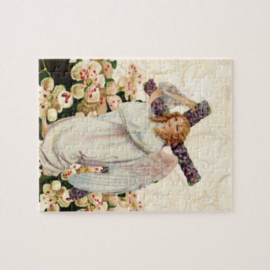 Angel mit einem Kreuz Puzzle (Horizontal)