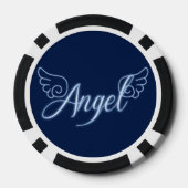 Angel mit Flügeln Pokerchips (Rückseite)