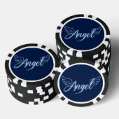 Angel mit Flügeln Pokerchips (Stapel)