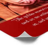 Angel mit George Elliot Zitat-Poster Poster (Ecke)