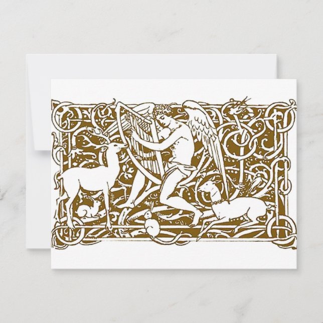 Angel mit Harp (Vorderseite)