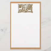 Angel mit Harp Briefpapier (Vorderseite)